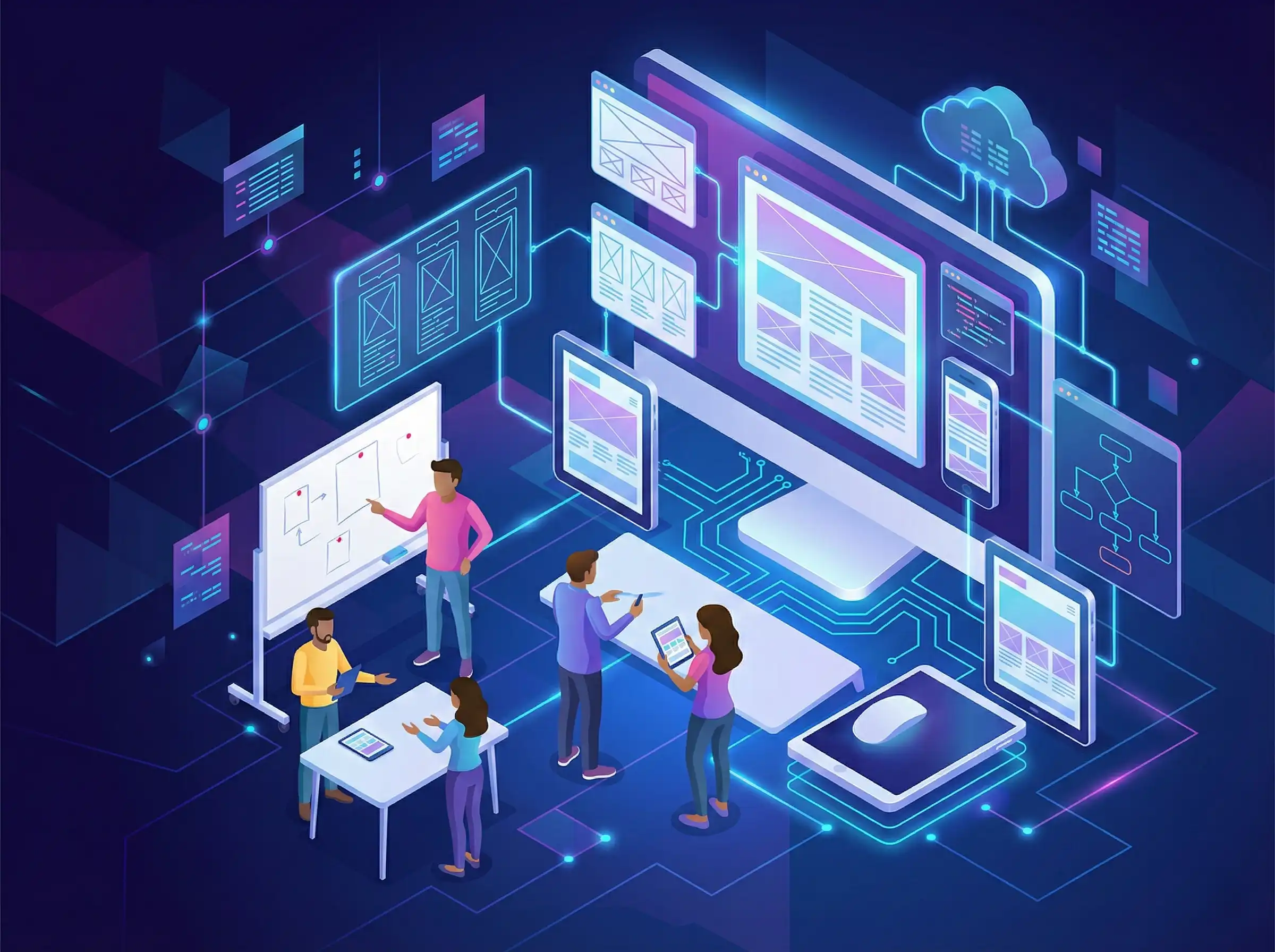 ภาพตัวอย่างบริการ: พัฒนาเว็บไซต์